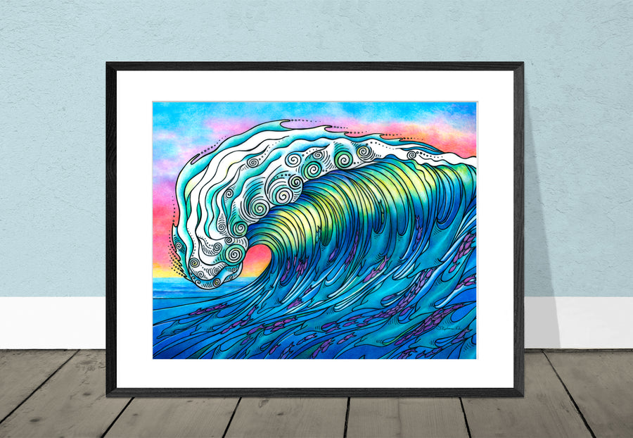 The Wave Print
