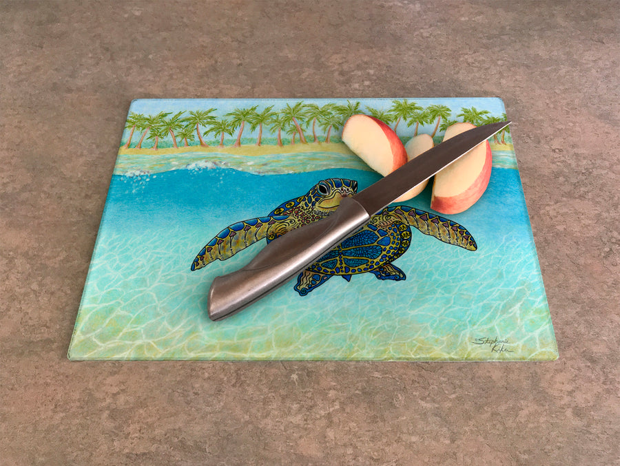 Turtle Paradise Cutting Board
