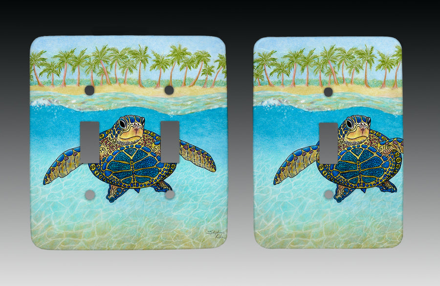 Turtle Paradise Light Switch Cover
