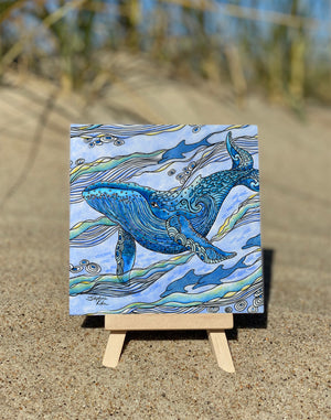 Whale Watch Ceramic Tile