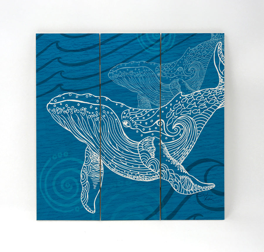 Whale One Color Wall Art