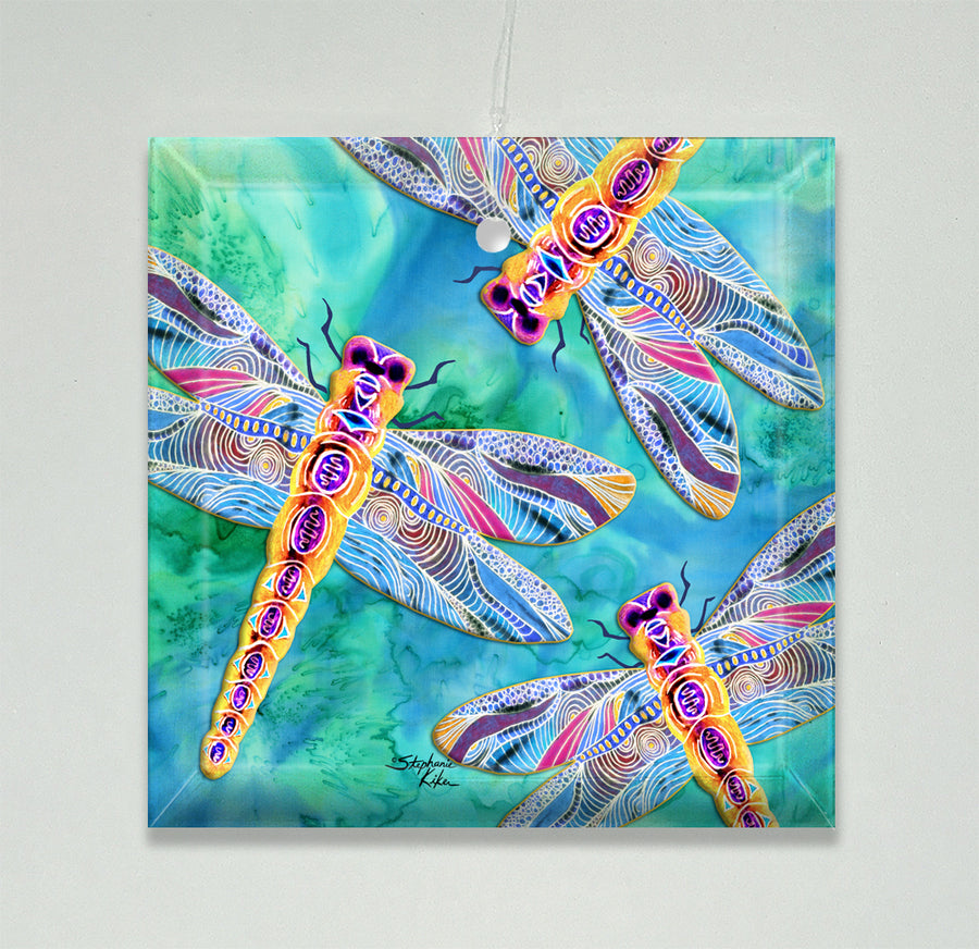 Yellow Dragonflies Ornament/Suncatcher