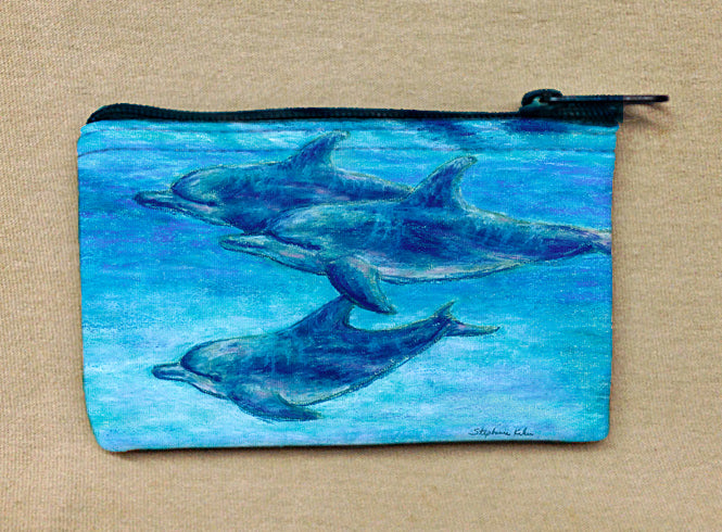 Dolphin Cruise Coin Bag