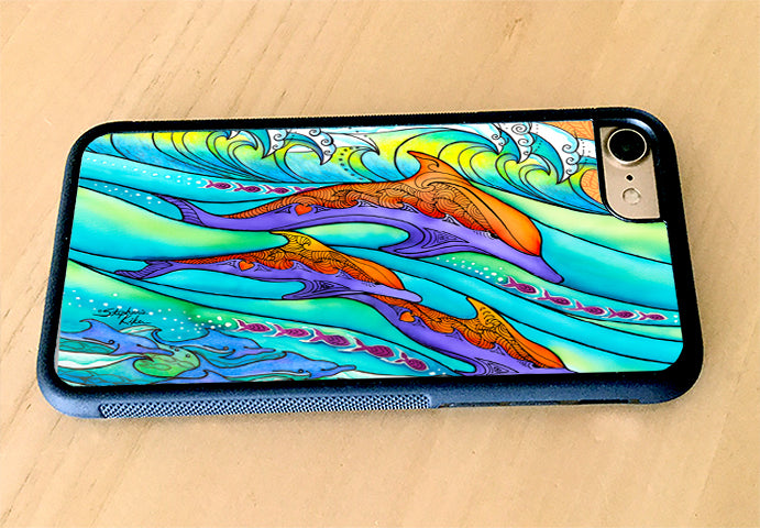 Dolphin Love iPhone Case