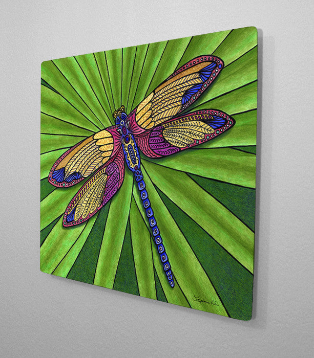 Dragonfly Aluminum Wall Art
