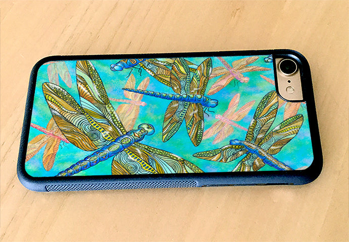 Dragonfly Gathering iPhone Case