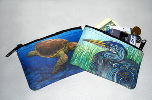 Waves of the Turtle Coin Bag