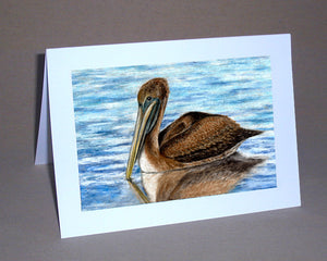 Harbor Pelican Notecard