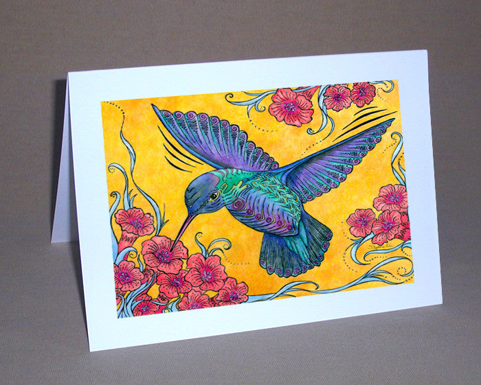 Hummingbird Notecard