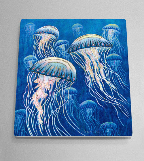 Jellyfish Aluminum Wall Art