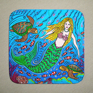 Mermaid and Turtles Coaster