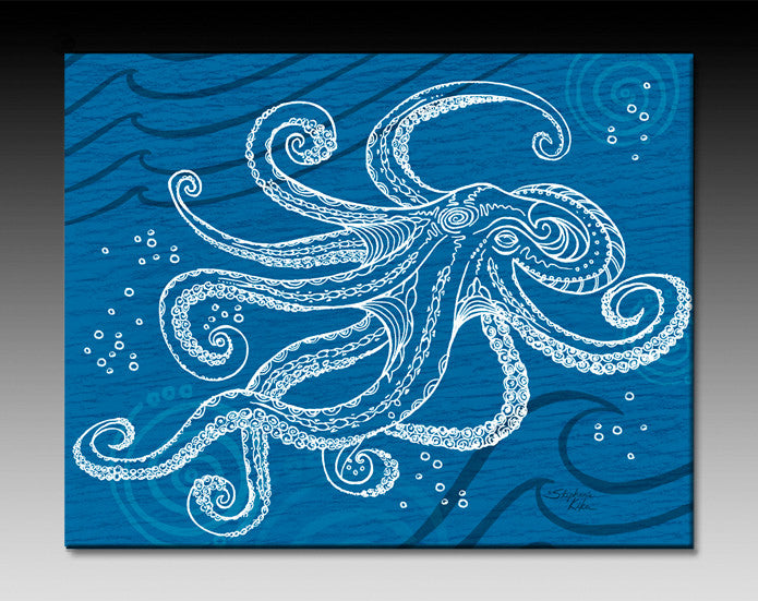 Octopus One Color Ceramic Tile