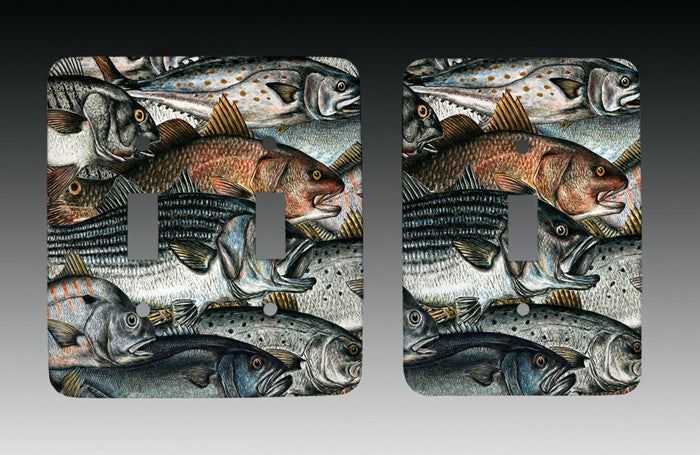 Surf Fish Light Switch Cover
