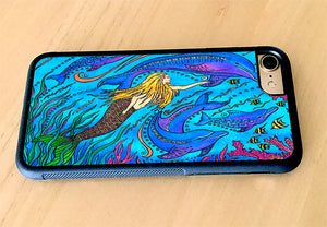Swimming with Dolphins iPhone Case