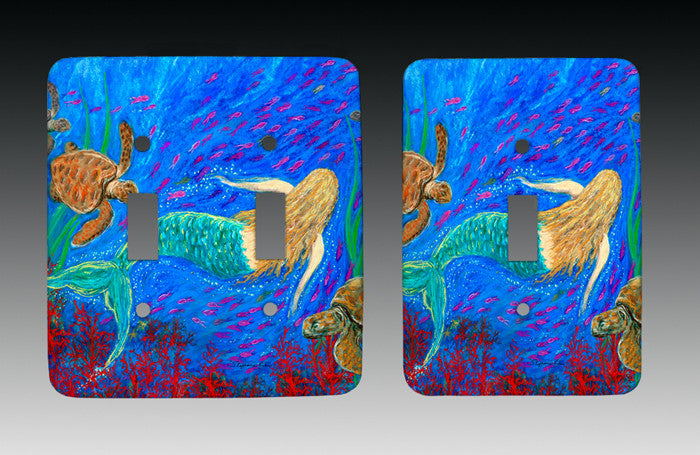 The Mermaid Dance Light Switch Cover