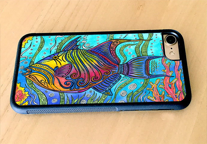 Trigger Fish iPhone Case