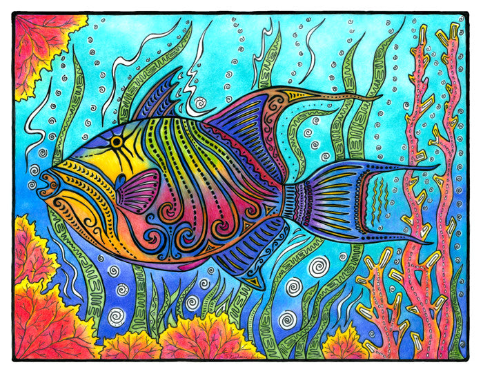 Triggerfish Print