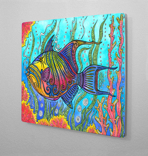 Triggerfish Aluminum Wall Art