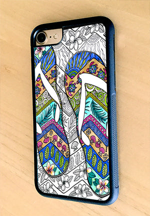 Tropical Flip Flops iPhone Case