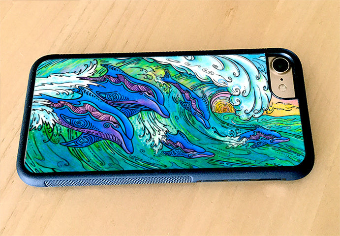 Wave Riding iPhone Case