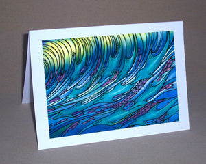 Waves of the Dolphin Notecard