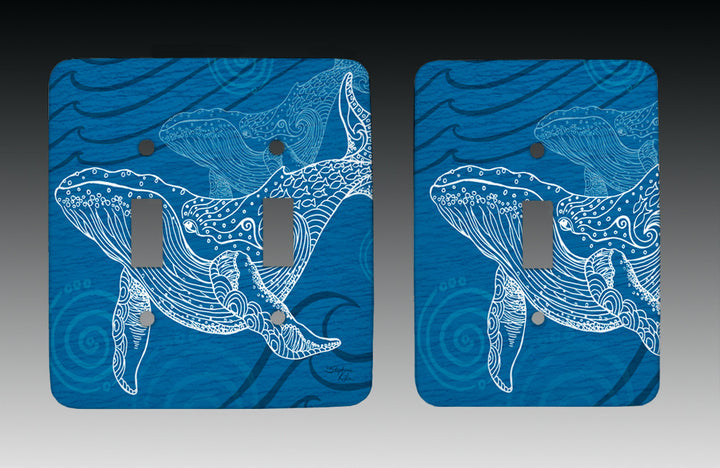 Whale One Color Light Switch Cover