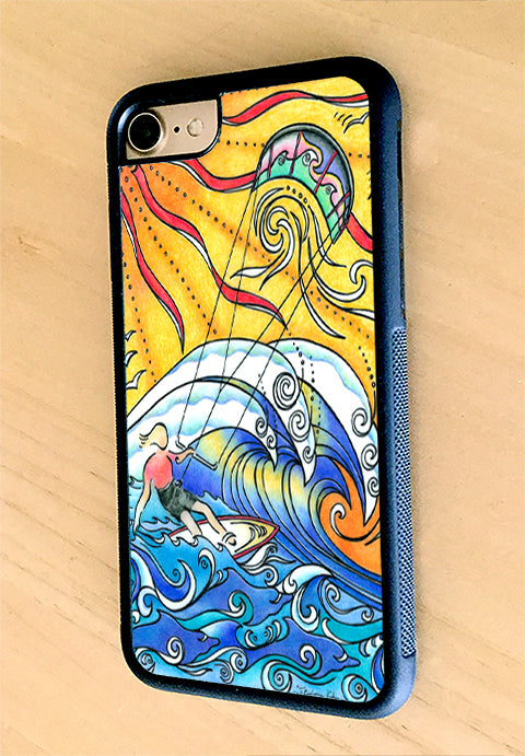Wind and Waves iPhone Case