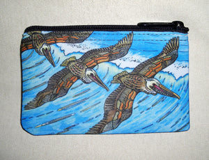 Wings over Waves Coin Bag